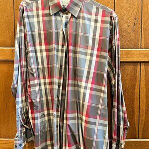 Jos. A. Bank plaid long-sleeve shirt
